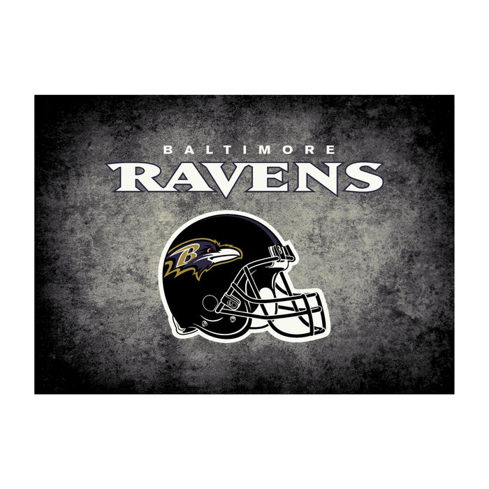 Baltimore Ravens Distressed