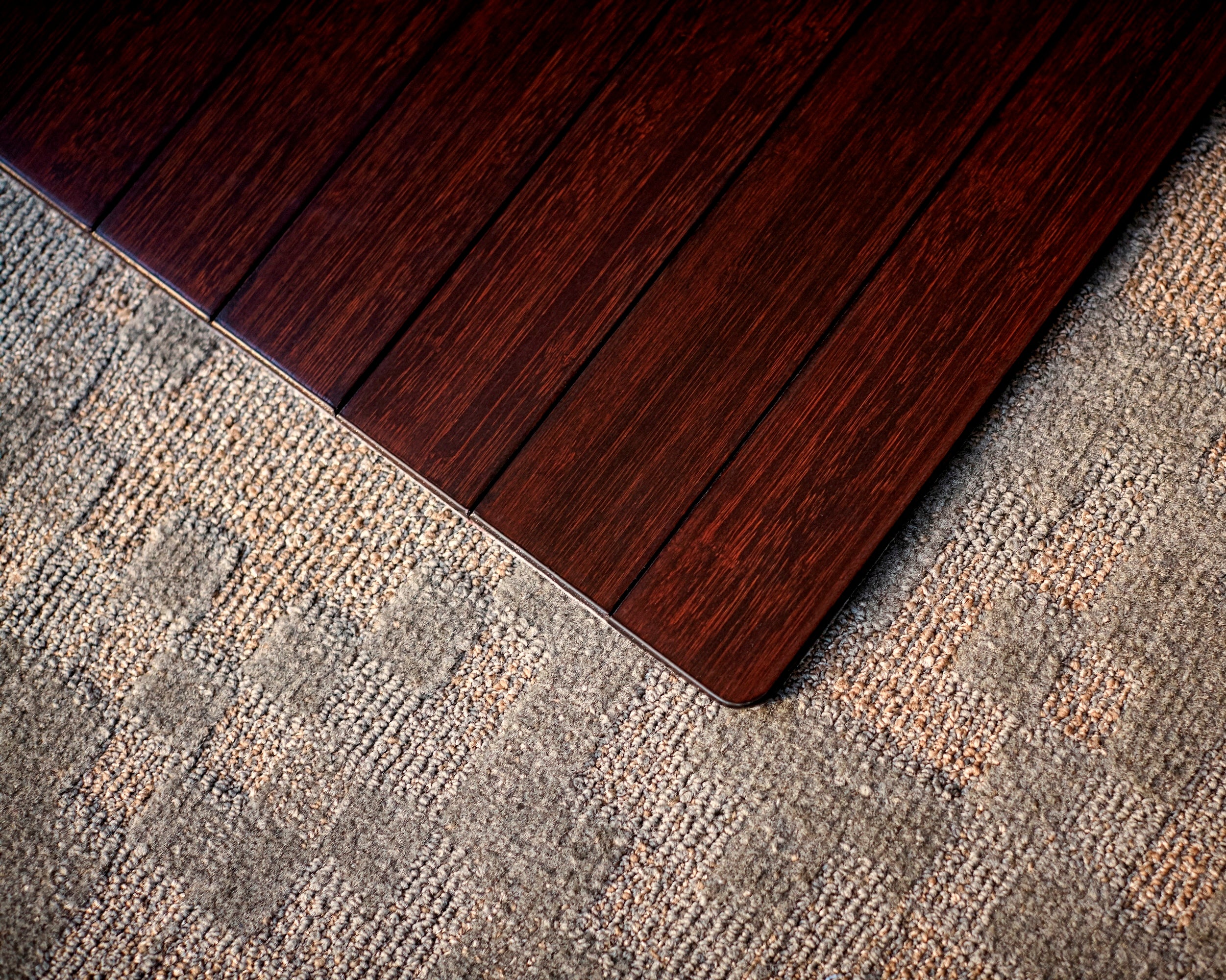 Dark Cherry Chair Mat Standard Bamboo