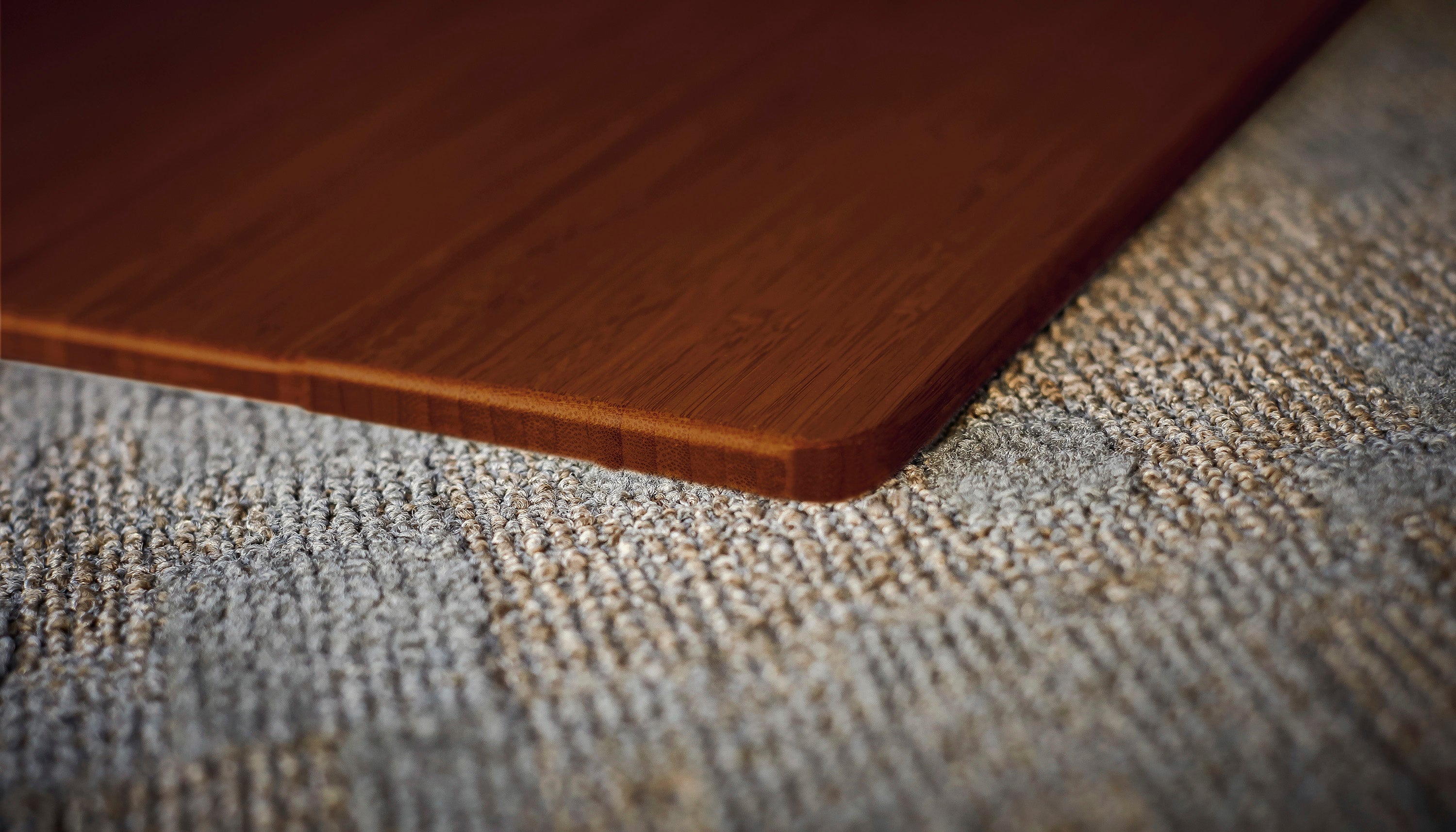 Walnut Chair Mat Standard Bamboo