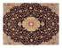 Altamira 1/2 Chair Mat Brown, Orange & Black