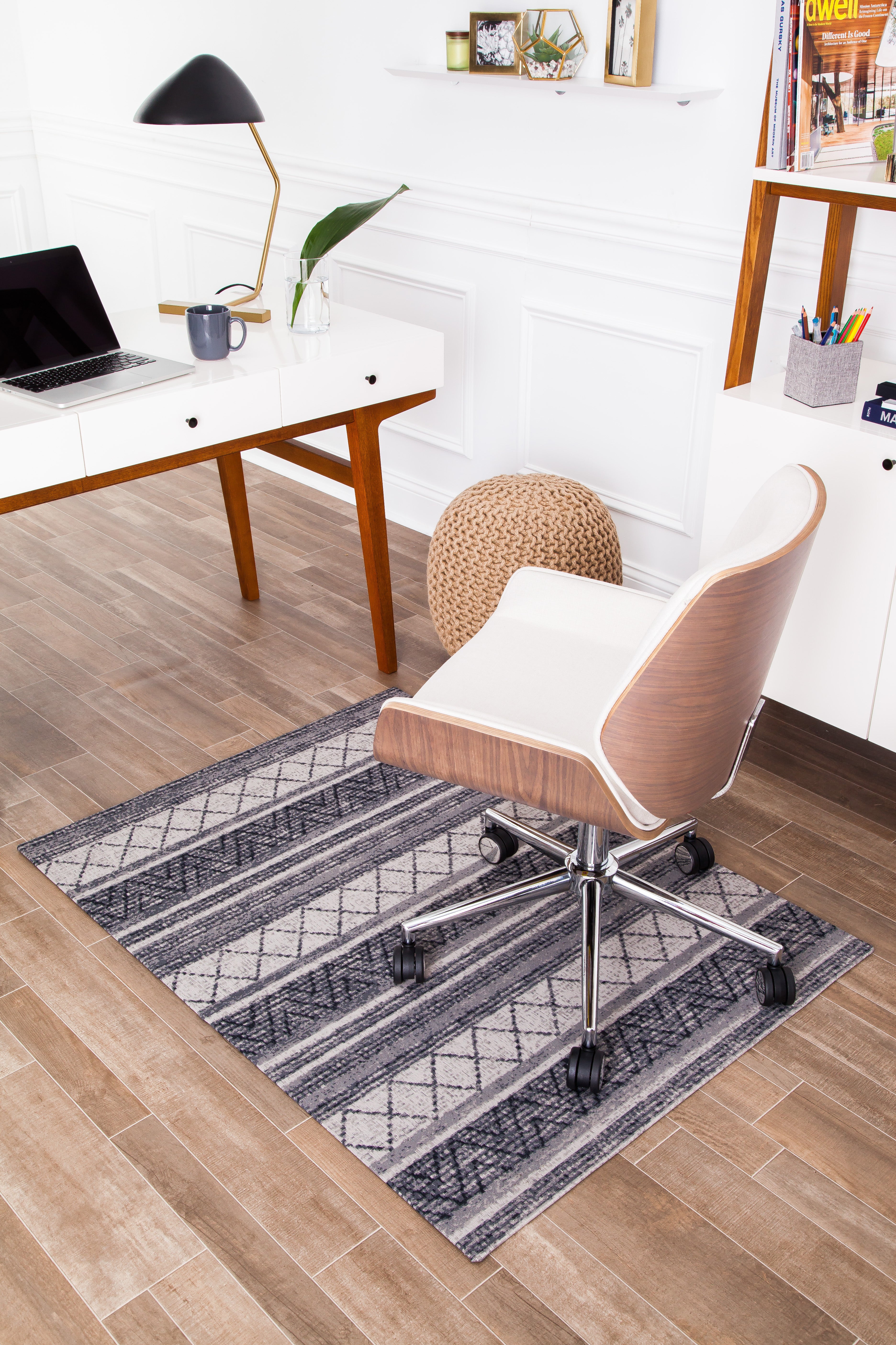 Alesund 1/2 Chair Mat Beige & Gray