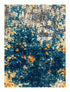 Bilbao 1/4 Chair Mat Blue & Orange