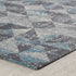 Tromso 1/2 Chair Mat Blue & Gray