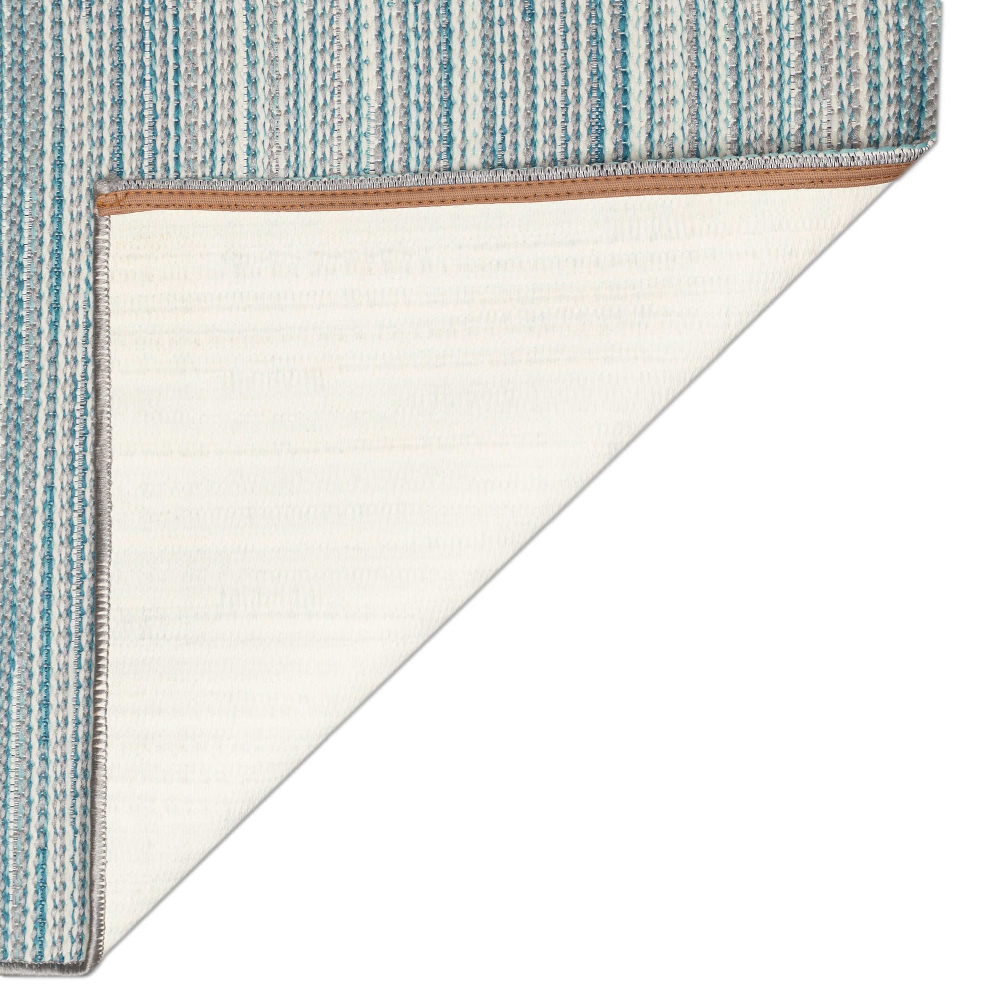 Miranda Tweed Stripe Aqua