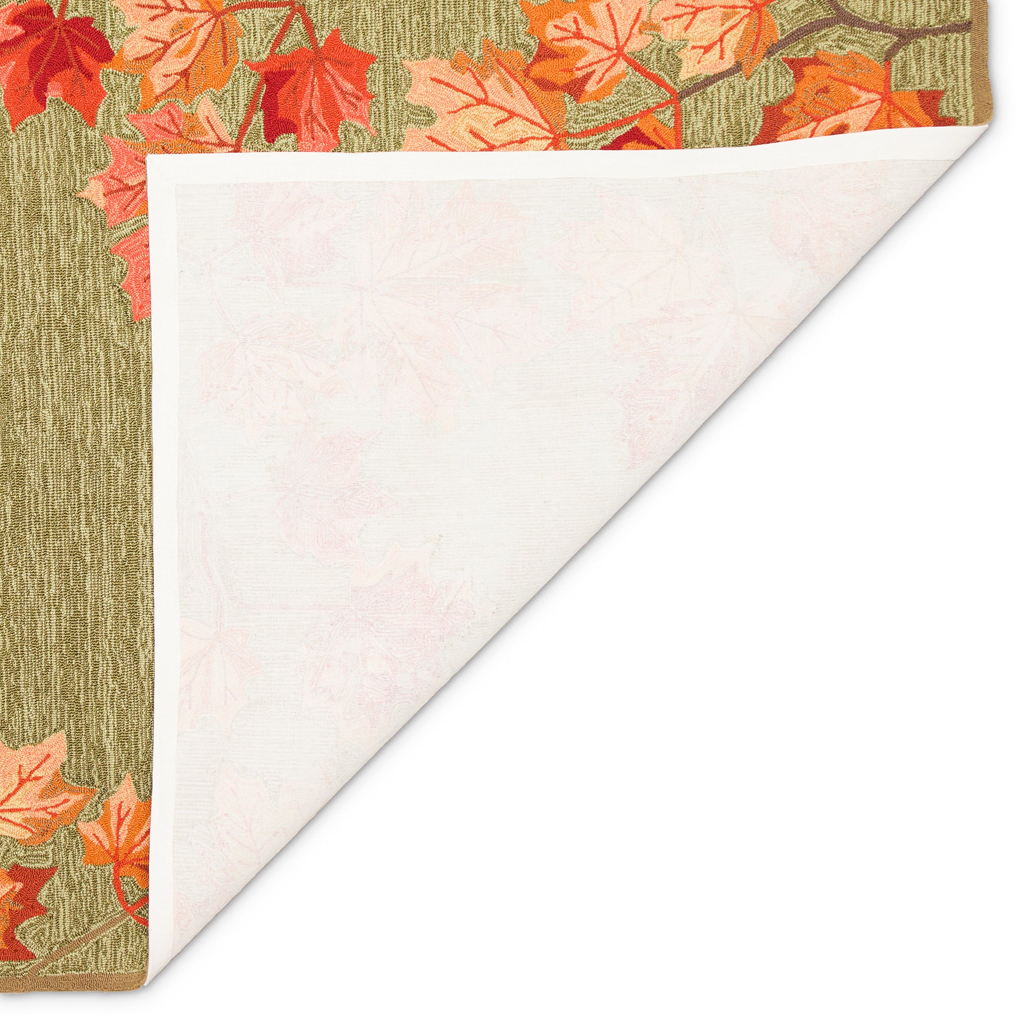 Ravella Falling Leaves Border Green