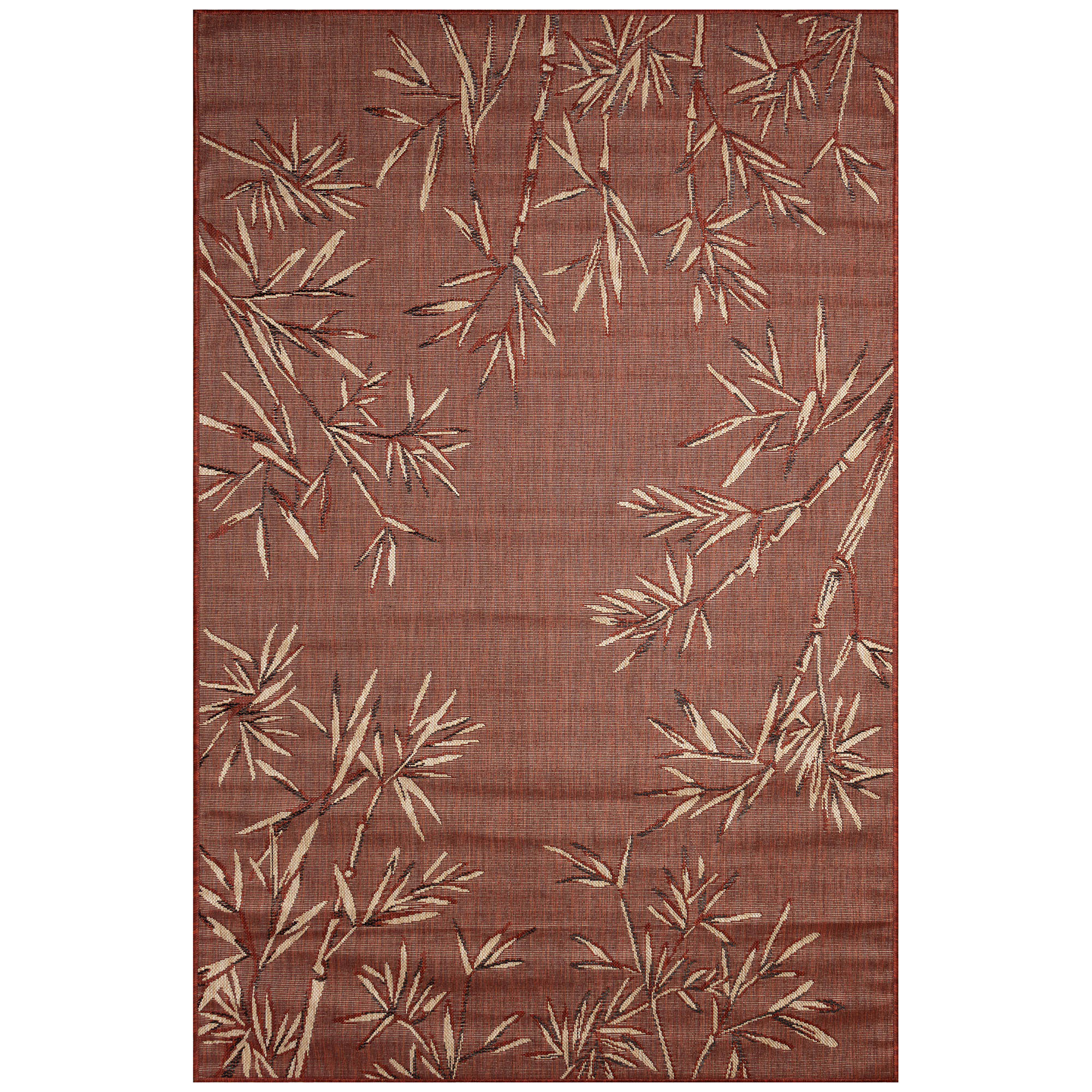 Carmel Bamboo Border Red