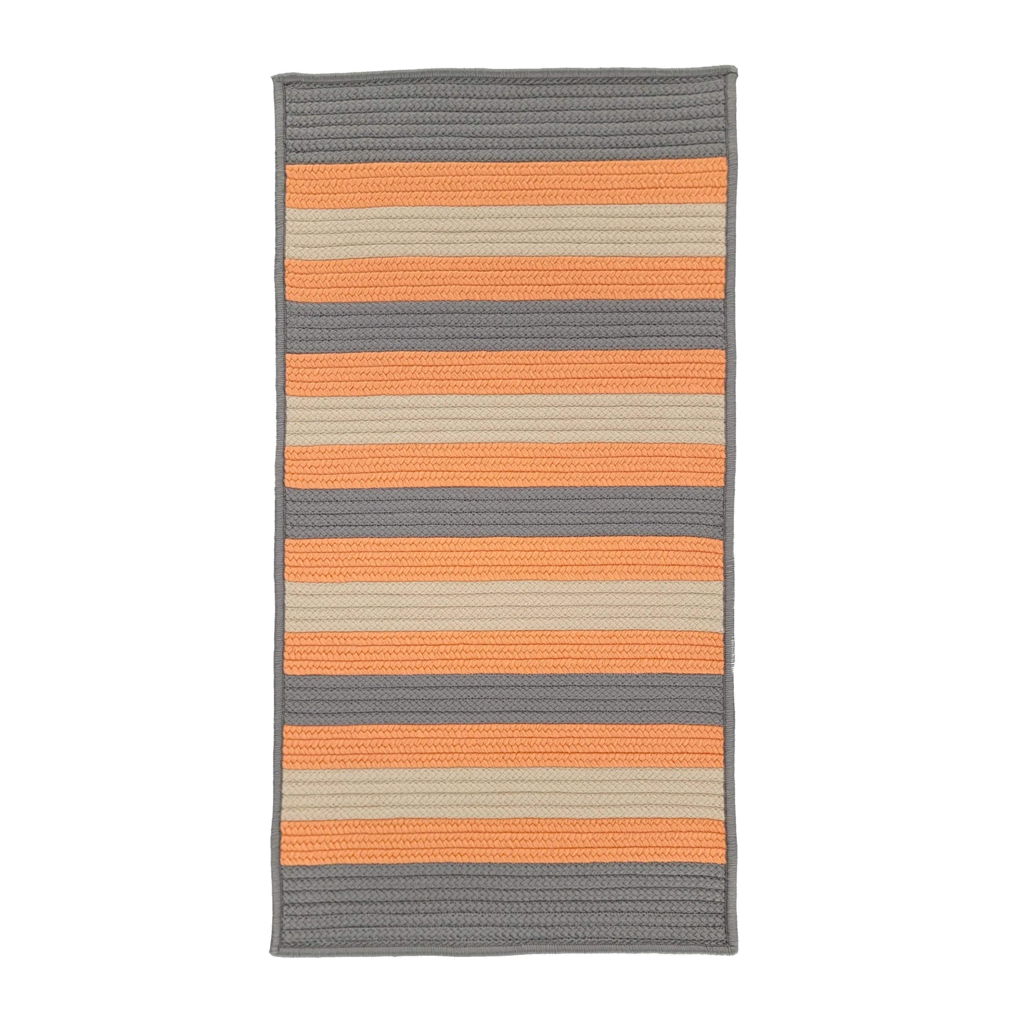 Reed Stripe Runner Rusted Grey ED96