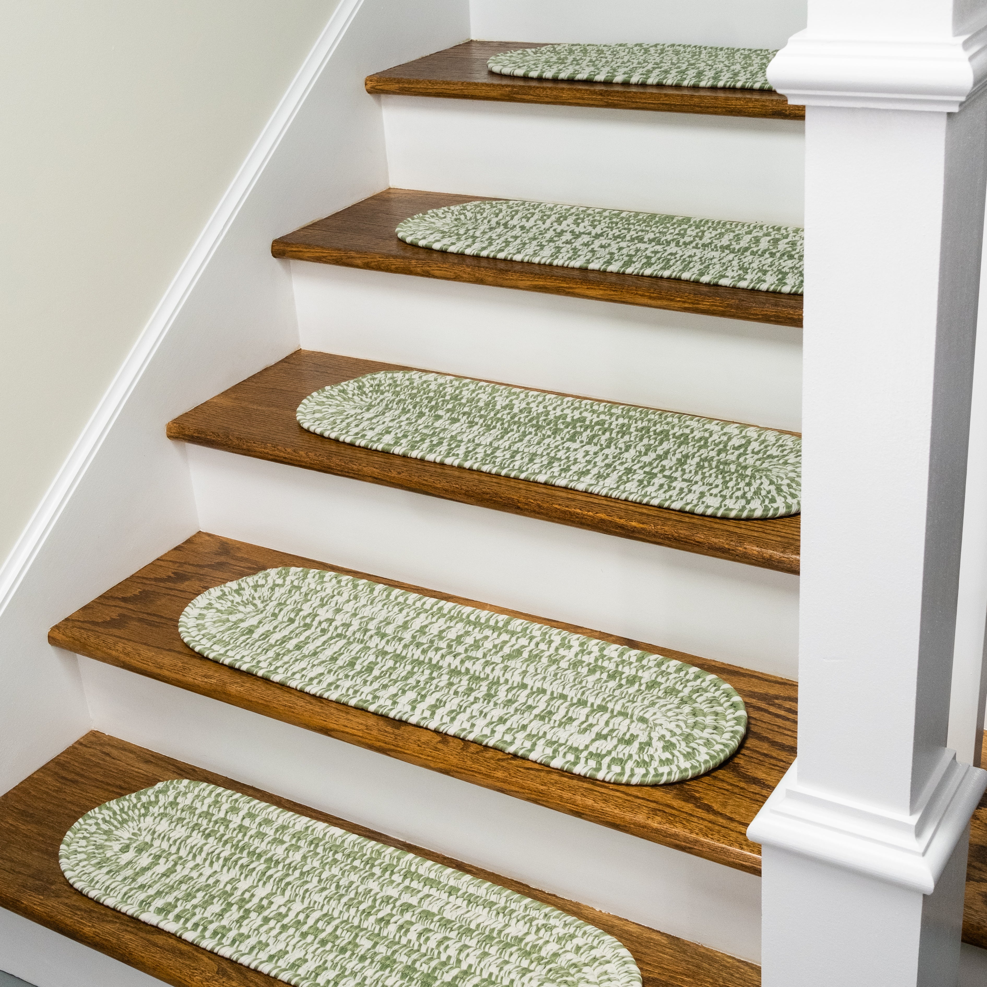 Howell Tweed Stair Treads Green HW23