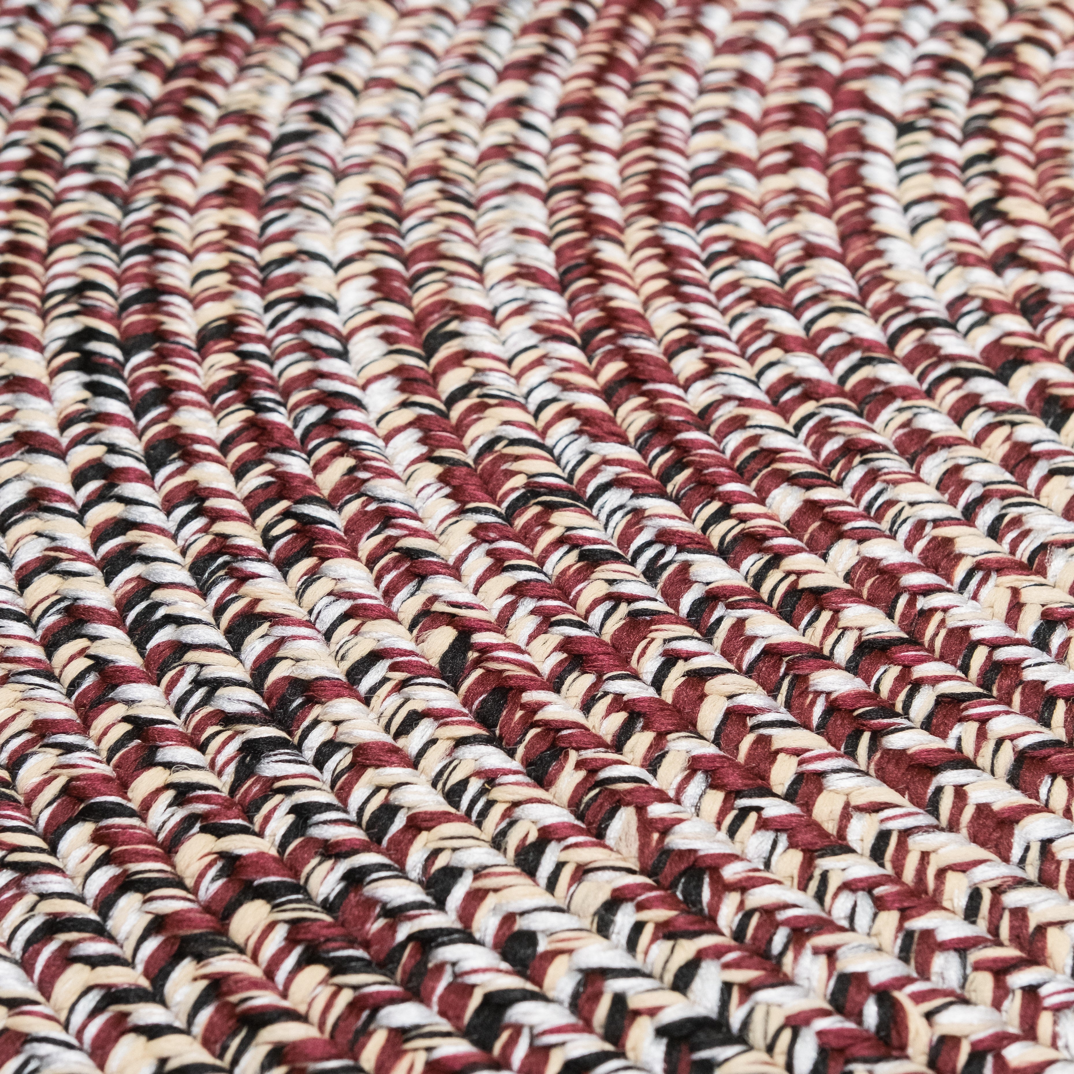 Luna Tweed Rugs Garnet Ash LA55