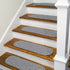 Milton Houndstooth Tweed Stair Treads Navy ON59