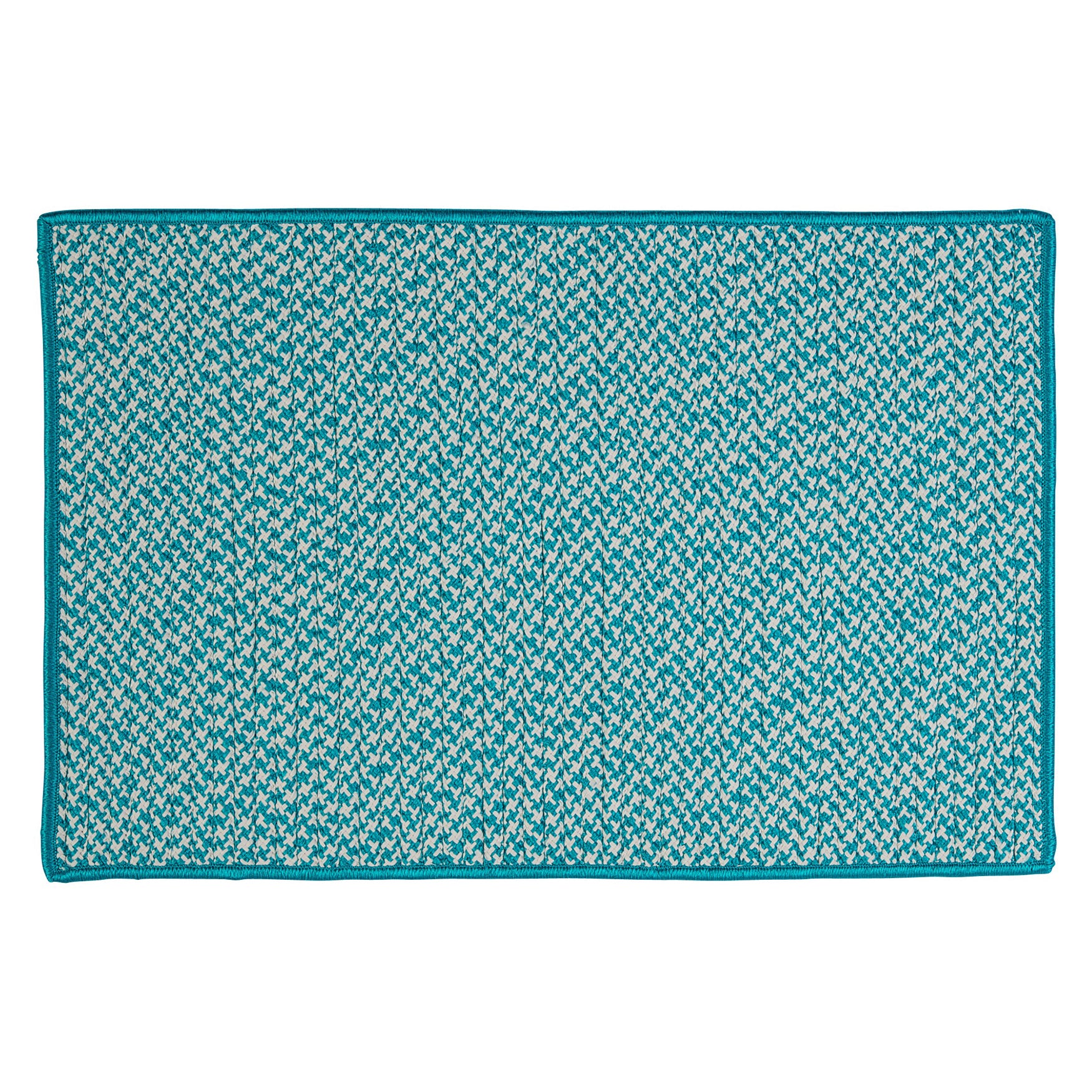 Houndstooth Doormats Turquoise TT57