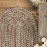 Christmas Braided Tweed Rug Xmas Multi WE11