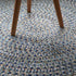 Hazel Tweed Round Harbor Blue ZE52