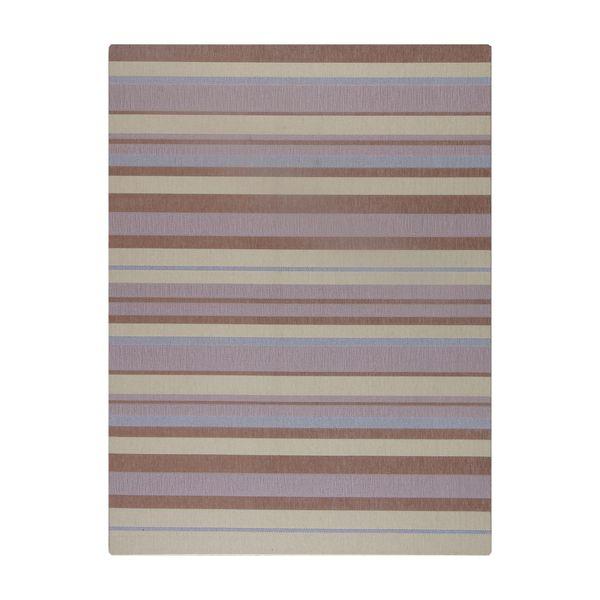 Avalon 1/4 Chair Mat Blue & Brown