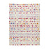 Del Marcos 1/4 Chair Mat Ivory & Multi