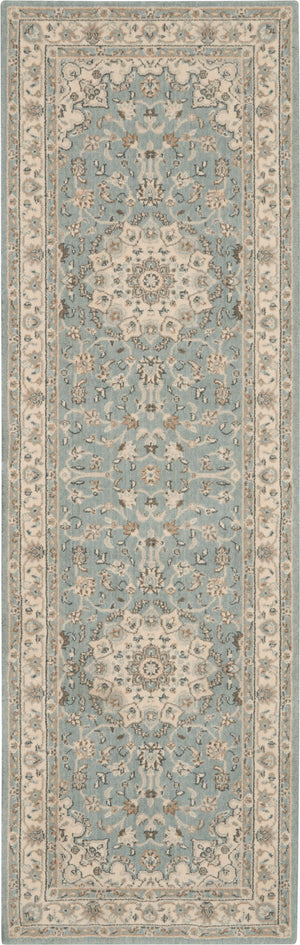 Living Treasures LI15 Aqua/Ivory