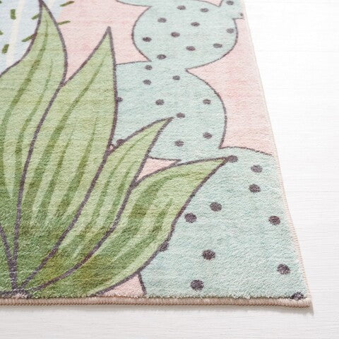 Door And Kitchen Mat DKM373U-2 Pink / Green