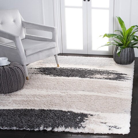 Fontana Shag  FNT898F Grey / Ivory