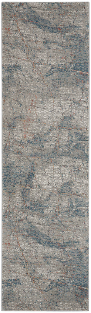 RUSTIC TEXTURES RUS15 LIGHT GREY/BLUE