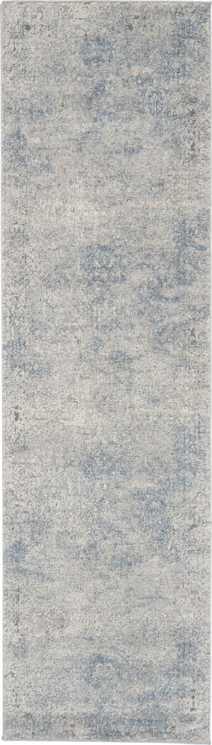 Rustic Textures RUS09 Ivory/Grey/Blue