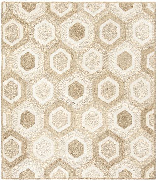 Natural Fiber NF881F GREY / IVORY