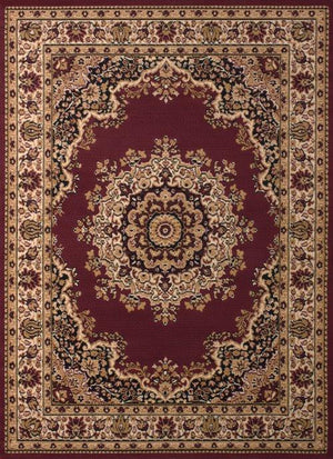 Dallas Floral Kirman Burgundy