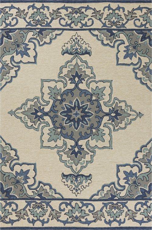 Harbor 4238 Ivory/Blue Serafina