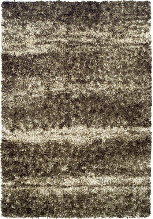 BOREALIS PLUSH ABSTRACT SHAG BROWN/BEIGE