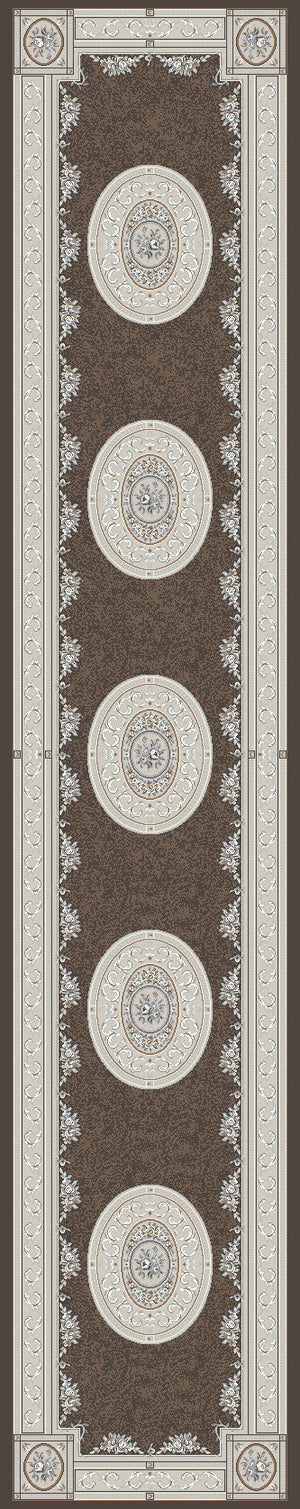 ANCIENT GARDEN 57226 Brown/Cream