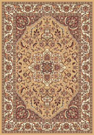 Cambridge 7328 Beige/Ivory Kashan Medallion