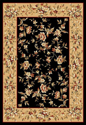 Cambridge 7336 Black/Beige Floral Delight