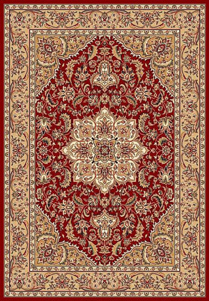 Cambridge 7326 Red/Beige Kashan Medallion