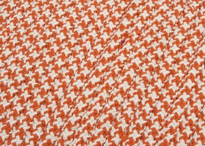 Outdoor Houndstooth Tweed Orange OT19