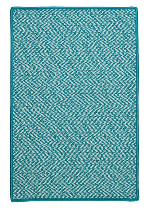 Outdoor Houndstooth Tweed Turquoise OT57