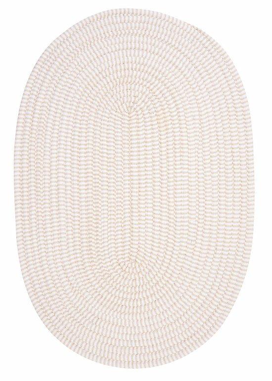 Ticking Stripe Oval Canvas TK10