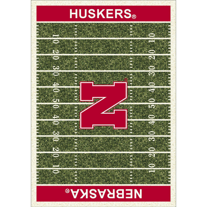 Nebraska 1230 College Homefield Rug