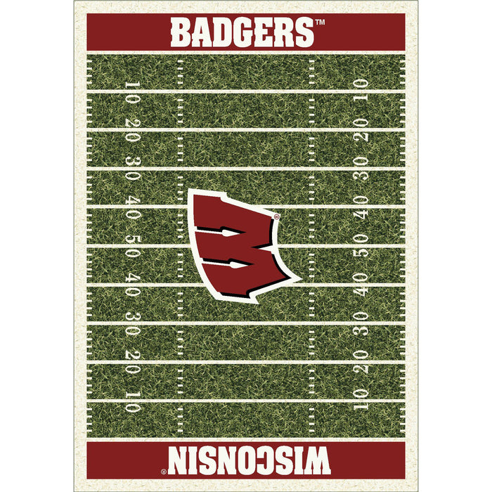 Wisconsin 1490 College Homefield Rug