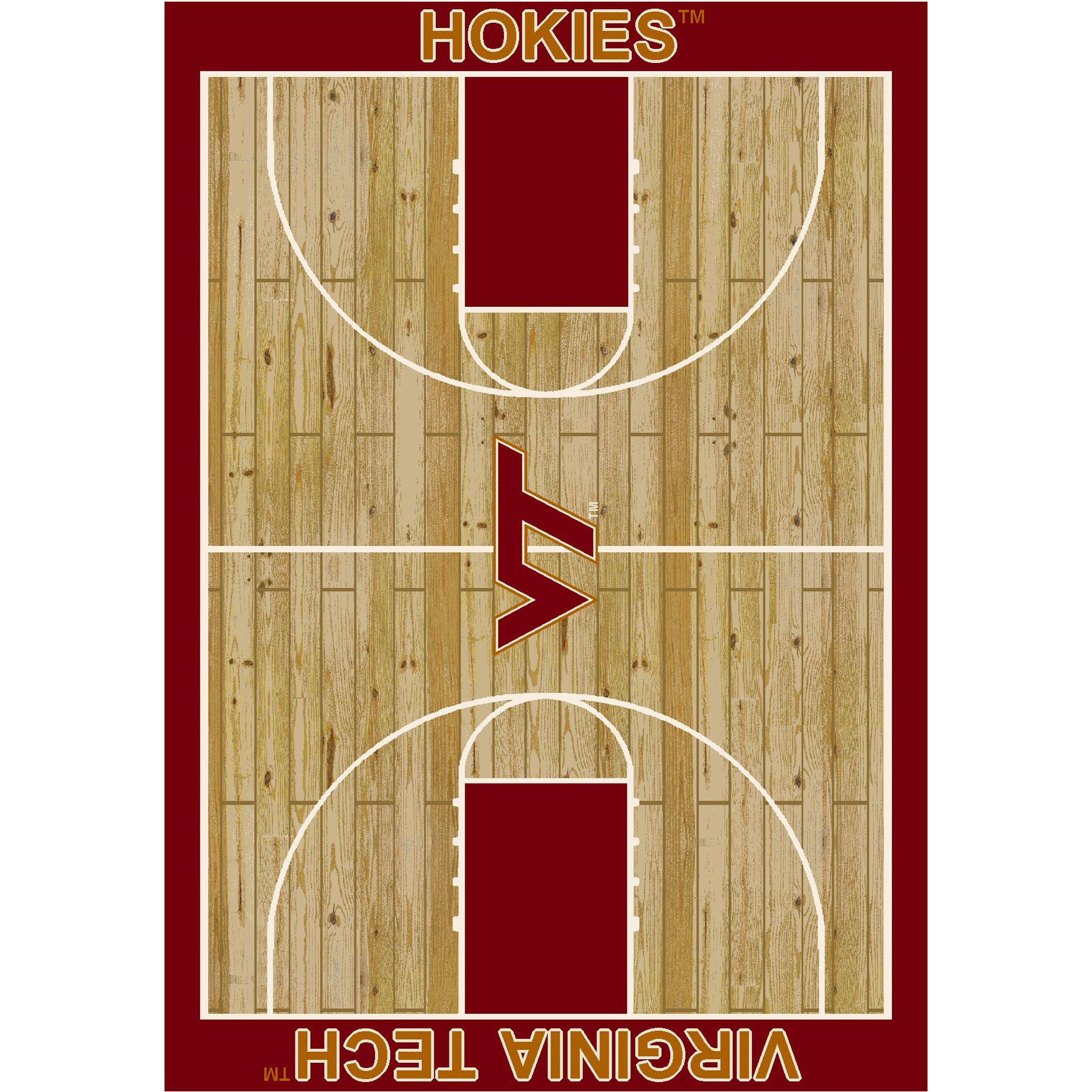 Virginia Tech 1460 College Court Rug