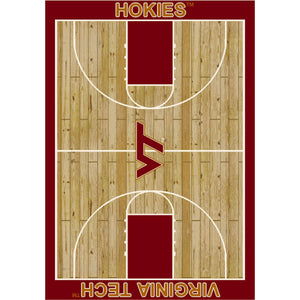 Virginia Tech 1460 College Court Rug