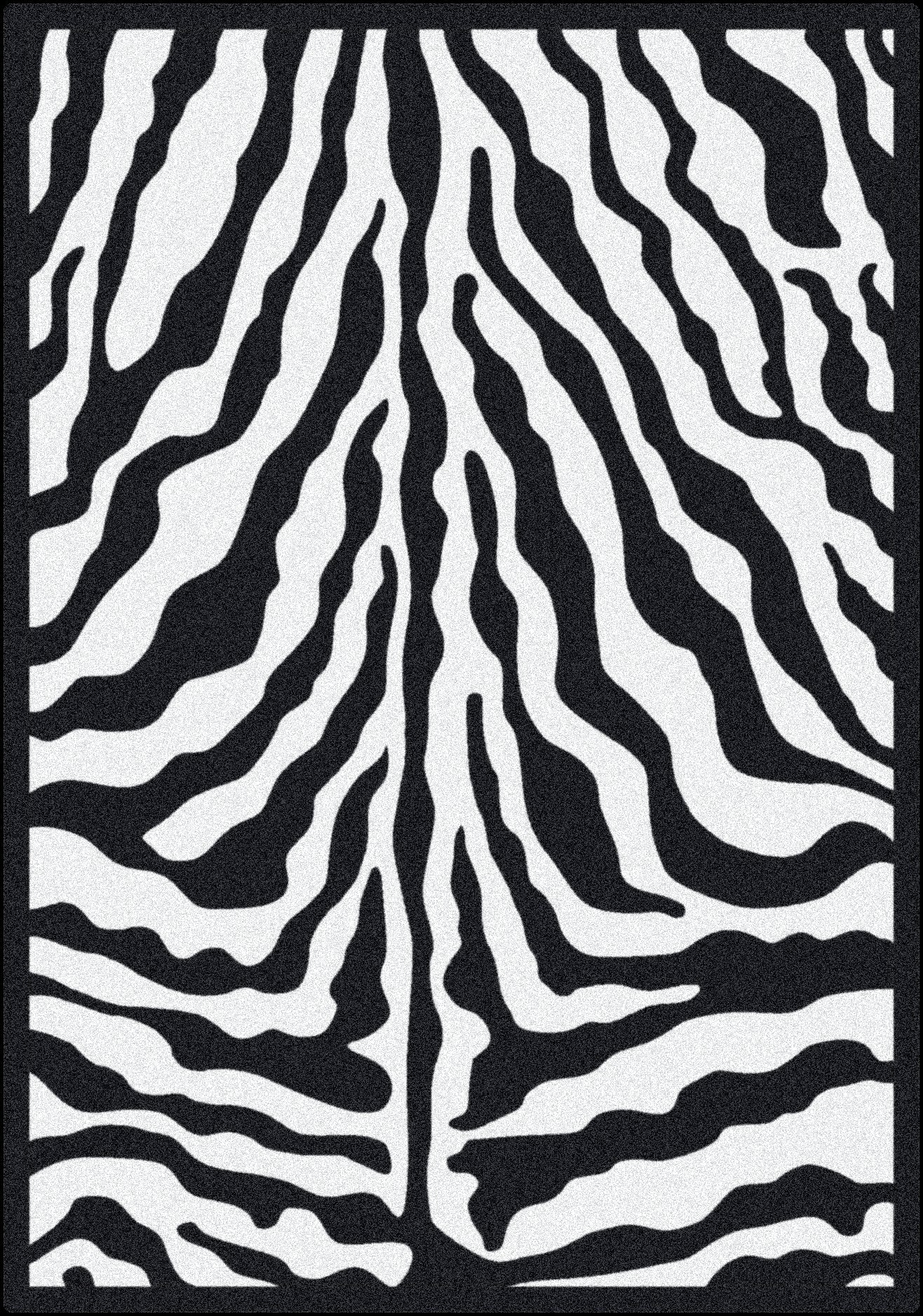 Zebra Glam Black Ink