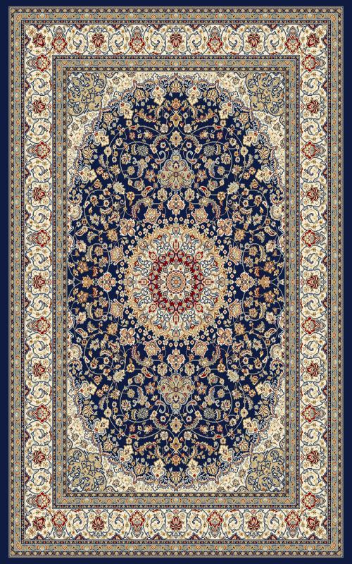 ANCIENT GARDEN 57119 BLUE/IVORY