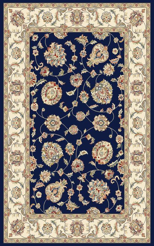 ANCIENT GARDEN 57365 BLUE/IVORY