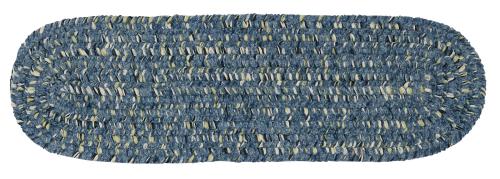 West Bay Blue Tweed Stair Tread (set 13)