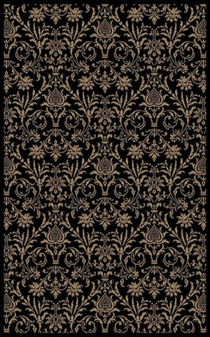 Jewel Damask Black