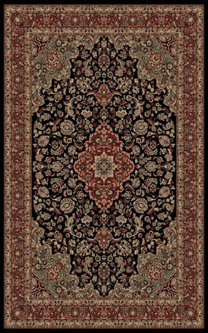 Persian Classics Medallion Kashan Black