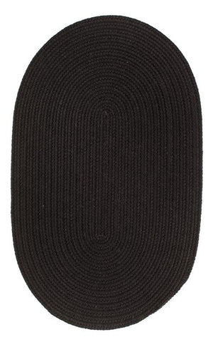 Solid Black Wool