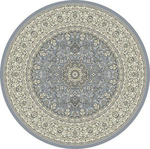 ANCIENT GARDEN 57119 STEEL BLUE/CREAM