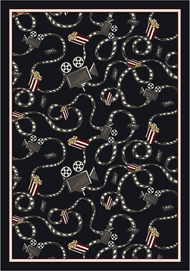 Theme Rugs 2 Intermission 07011 Black