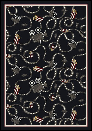 Theme Rugs 2 Intermission 07011 Black