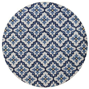 Harbor 4210 Ivory/Blue Mosaic